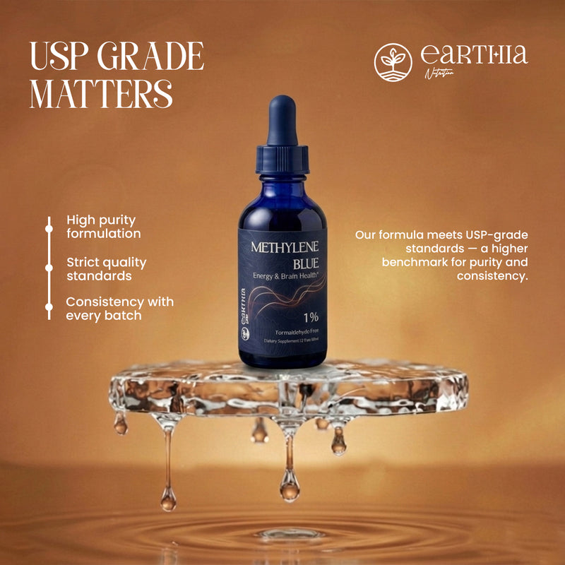 Earthia Methylene Blue Supplement – Clean Energy & Cognitive Support (60ML)