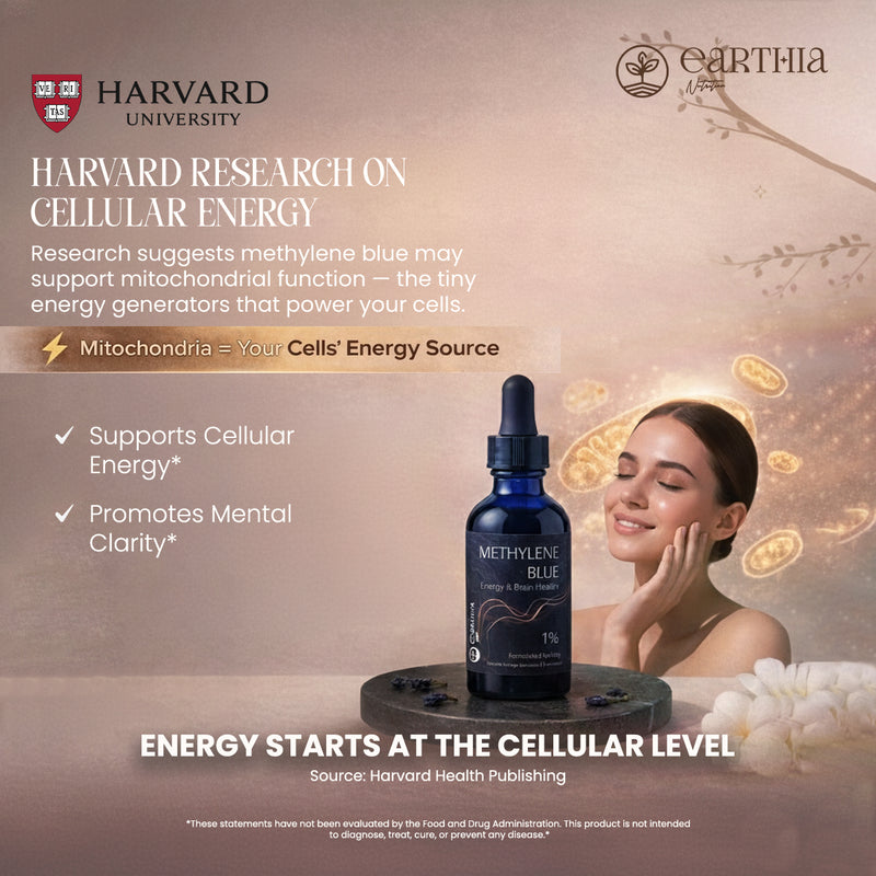 Earthia Methylene Blue Supplement – Clean Energy & Cognitive Support (60ML)