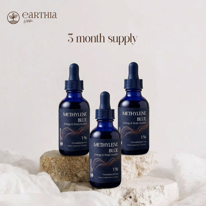 3-Month Supply – Earthia Methylene Blue Drops 1%